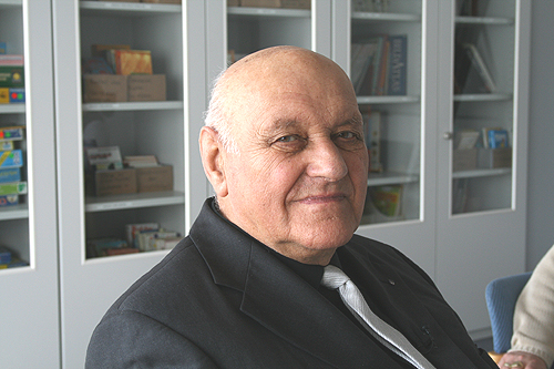 Karol Gdanietz berichtete von seinen Erlebnissen als Jugendlicher in Nazi-Deutschland (Foto: OBK)