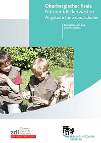 Ausschnitt aus dem Flyer "Naturentdeckerwesten - Angebote für Grundschulen"