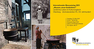 Titelseite des Flyers zum Internationalen Museumstag 2011 im Museum Haus Dahl