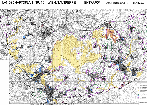 Geltungsbereich des Landschaftsplans Nr.10 Wiehltalsperre