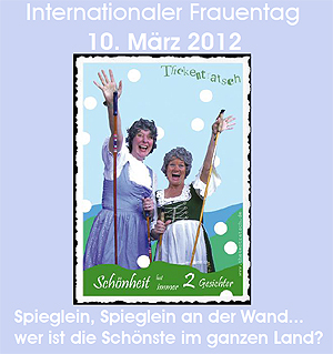 Ausschnitt aus dem Flyer zum Weltfrauentag mit link zum Flyer    