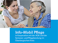 Ausschnitt aus den Flyern "Imfomobile Pflege"