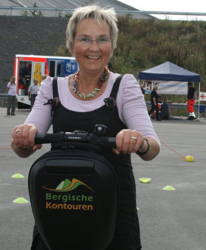 "Wunderbar mobil", fühlte sich diese Besucherin (Foto:OBK)