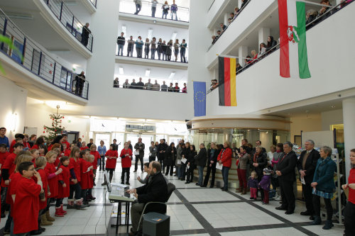 Das Kreishausfoyer wurde zur großen Bühne(Foto:OBK)