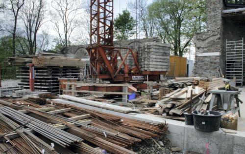 Auf dem Gelände der ehemaligen Orangerie wird erweitert. (Foto:OBK) 