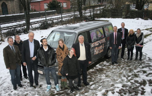 Großes Lob gab es für den Einsatz der Streetworkerin und ihren neu gestalteten Bus (Foto:OBK)