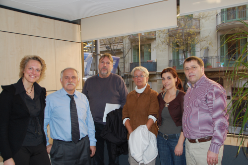 AGewiS-Teilnehmende in einer Pflegeeinrichtung in Barcelona. (Foto:OBK)