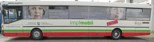 Das Impfmobil des Landesinstitut für den Öffentlichen Gesundheitsdienst NRW (lögd). (Foto: privat)