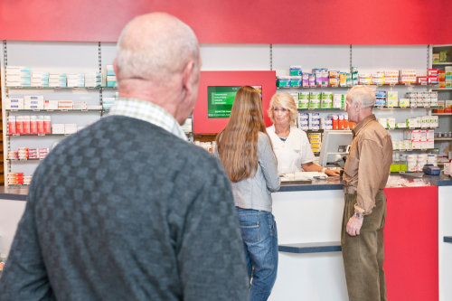 Diskretion in der Apotheke. (Foto: ABDA - Bundesvereinigung Deutscher Apothekerverbände)