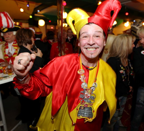 Der Harlekin sorgte für gute Stimmung (Foto: OBK)