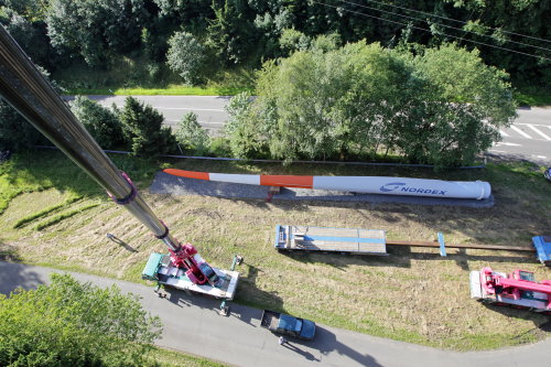 Der neue Standplatz des Flügels in Gummersbach-Schusterburg Nähe Lieberhausen. (Foto: OBK)