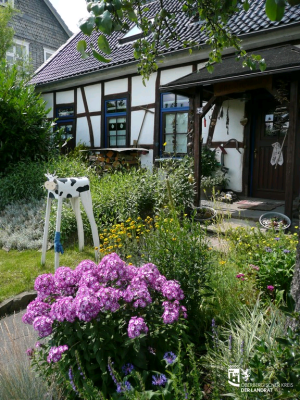 Fachwerkhaus im Oberbergischen Golddorf Thier (Foto: OBK)