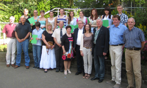 Zwölf engagierte Jugendliche in Gummersbach erhielten den Sozialführerschein (Foto:OBK)