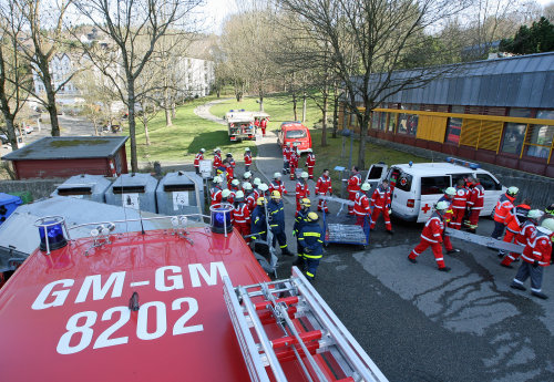 Die Verlegung der Patienten wird vorbereitet. (Foto:OBK)