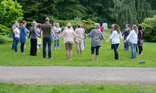 Spiele zur Teambildung dienen der Gewaltprävention (Foto:OBK) 