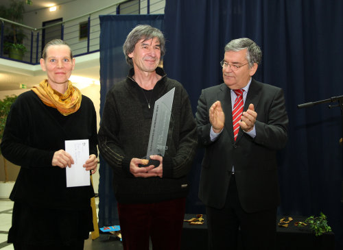 Ursula Güdelhöfer und Dieter Baum belegten Platz 2 mit dem "Figurentheater im Museum" (Foto:OBK)