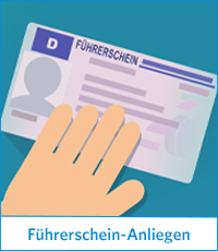 Boxlogo "Führerschein-Anliegen". (Foto: ©Onidji - stock.adobe.com)