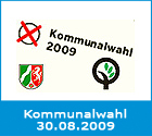 Logo Kommunalwahl 2009 - Kreistags- und Landratswahl 2009