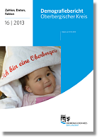 Titelseite Zahlen, Daten, Fakten, Ausgabe 16/2013, Demografiebericht Oberbergischer Kreis