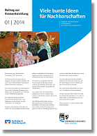 Titelseite Beitrag zur Kreisentwicklung, Ausgabe 1/2014, Viele bunte Ideen für Nachbarschaften