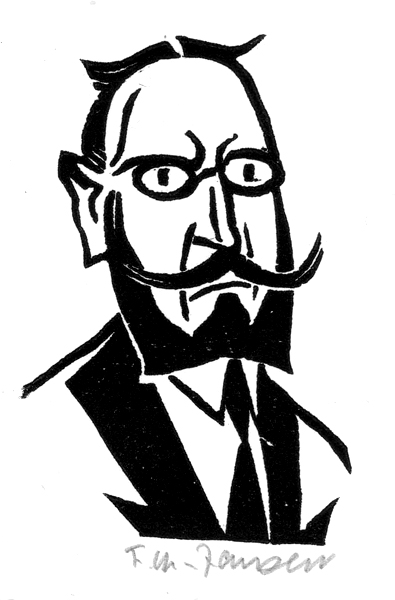 Franz M. Jansen "Holzschnitte - Menschen von gestern"