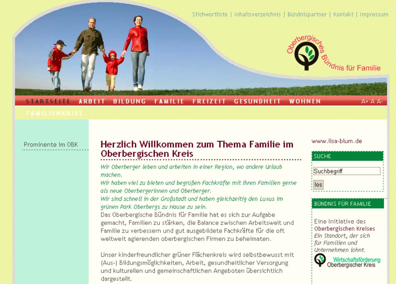 Homepage ww..familie-in-oberberg.de