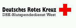 Logo des Deutschen Roten Kreuzes mit Lind zur Hompage des Blutspendedienstes-West