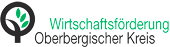 Kreislogo mit Text "Wirtschaftsförderung Oberbergischer Kreis" Kreislogo mit Text "Wirtschaftsförderung Oberbergischer Kreis"