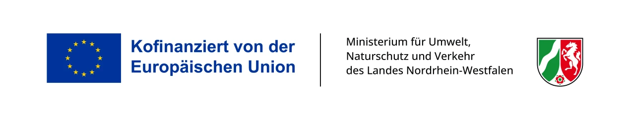 Kombilogo EU Umwelt, Natur Verkehr NRW