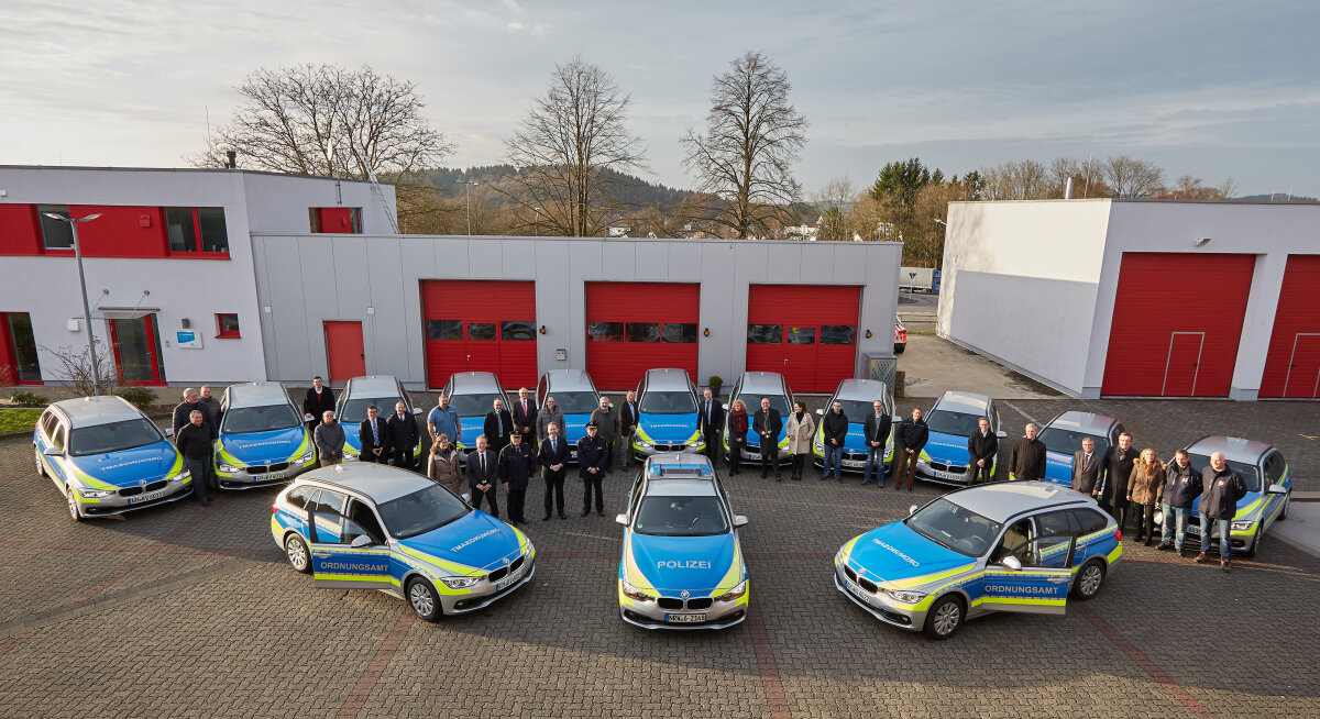 Polizei Gruppenfoto
