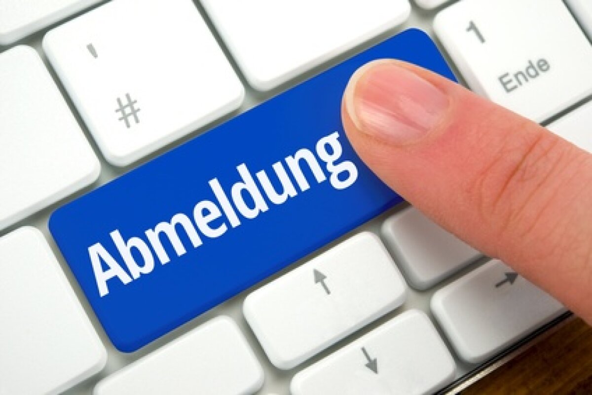 Abmeldung