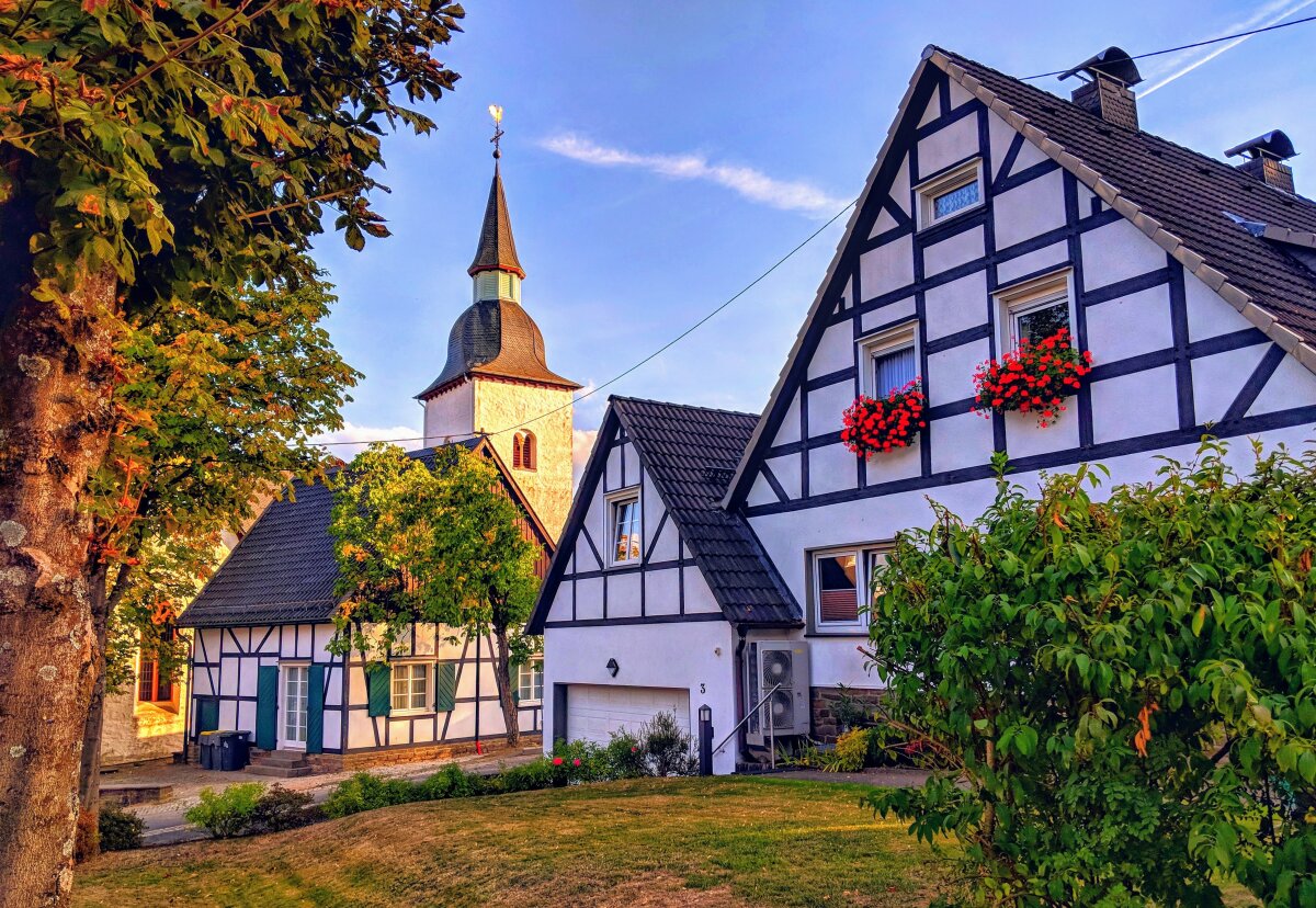 Fachwerkhäuser im Oberbergischen Kreis in Deutschland