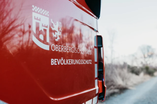Beschriftung auf Fahrzeug Bevölkerungsschutz
