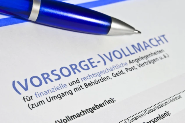 Vorsorge - Vollmacht