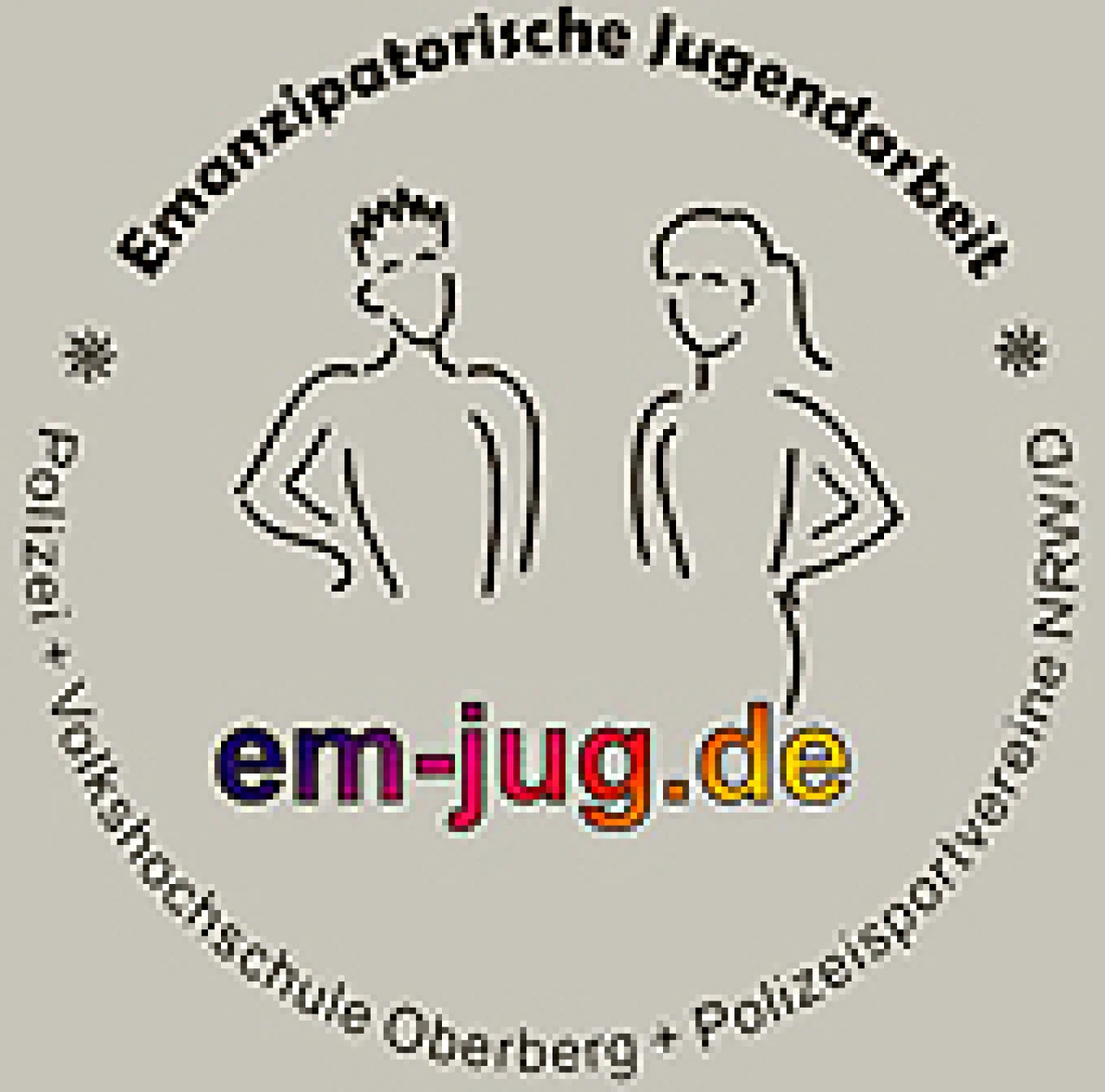 Logo em-jug - Emanzipatorische Jugendarbeit