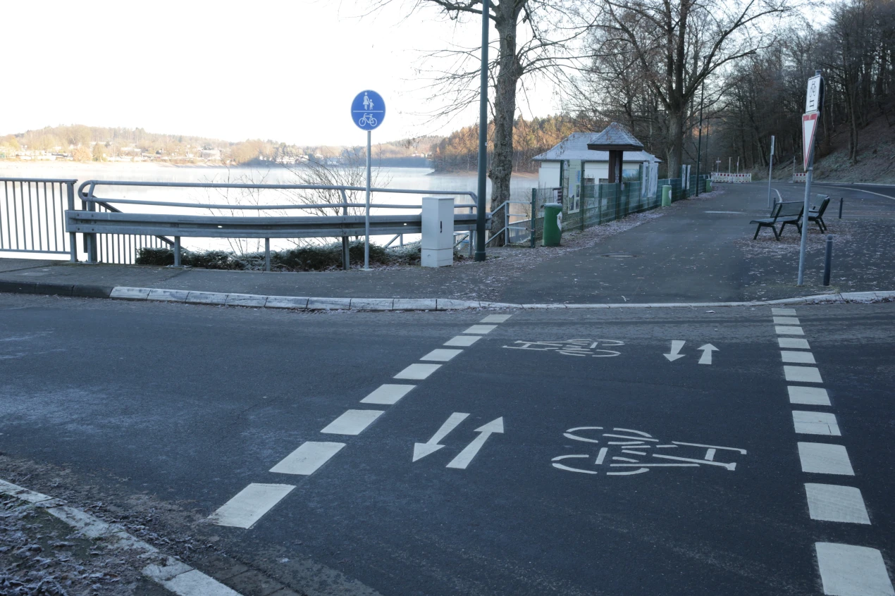 Neuer sicherer Übergang am Beverdamm  (Foto: OBK)