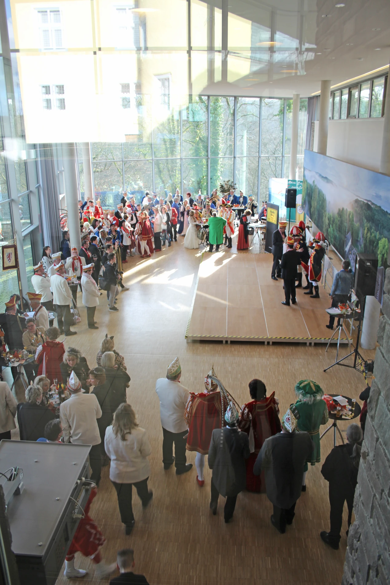 Der Tollitätenempfang fand erneut in der Neuen Orangerie des Forum und Museum Schloss Homburg statt. (Foto: OBK)