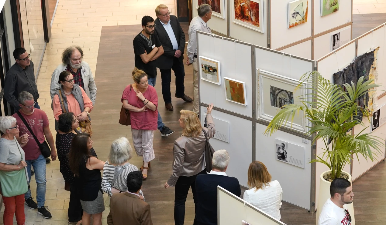 Die Ausstellung kann kostenfrei während der Öffnungszeiten des Forums besichtigt werden. (Foto: Dr. B. Wunder)