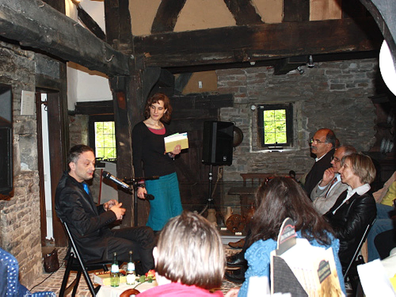 Angeregter Austausch beim "Deutsch-Türkischen Kulturvergleich" im Museum Haus Dahl. (Foto: OBK)
