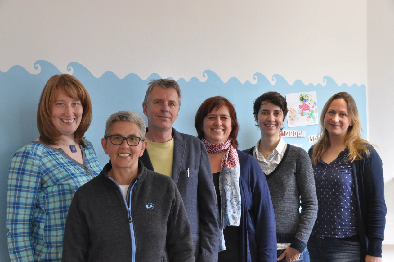 Das Team des Schulpsychologischen Dienstes (v.l.): Kirsten Ritterswürden, Claudia Parussel, Bernd Christ, Marianne Haupt, Dr. Jana Schrage und Carolin Stolz. (Foto: OBK)