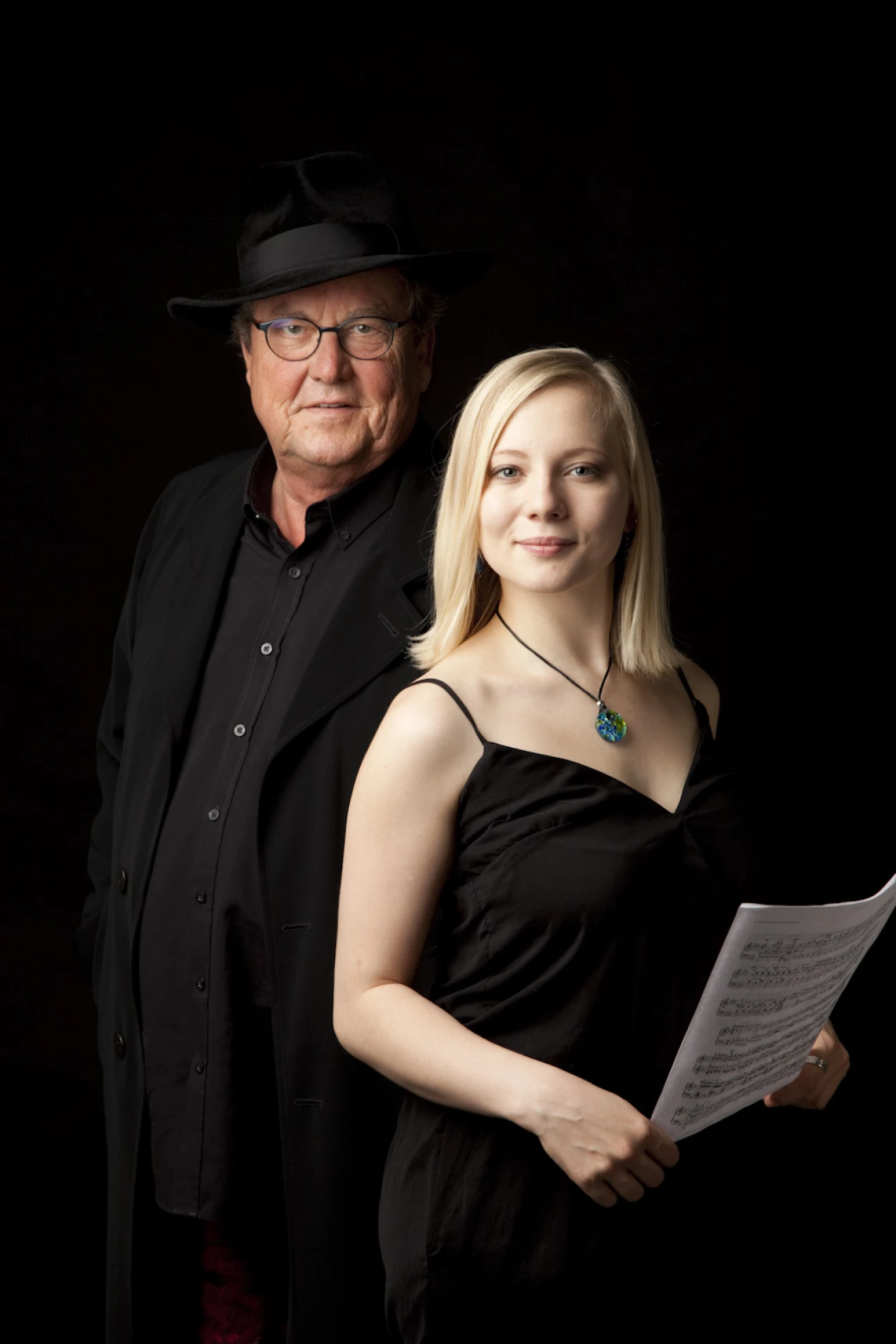 artists in residence: Der Rezitator Lutz Görner und die Pianistin Nadia Singer auf Schloss Homburg (Foto: Museum und Forum Schloss Homburg)