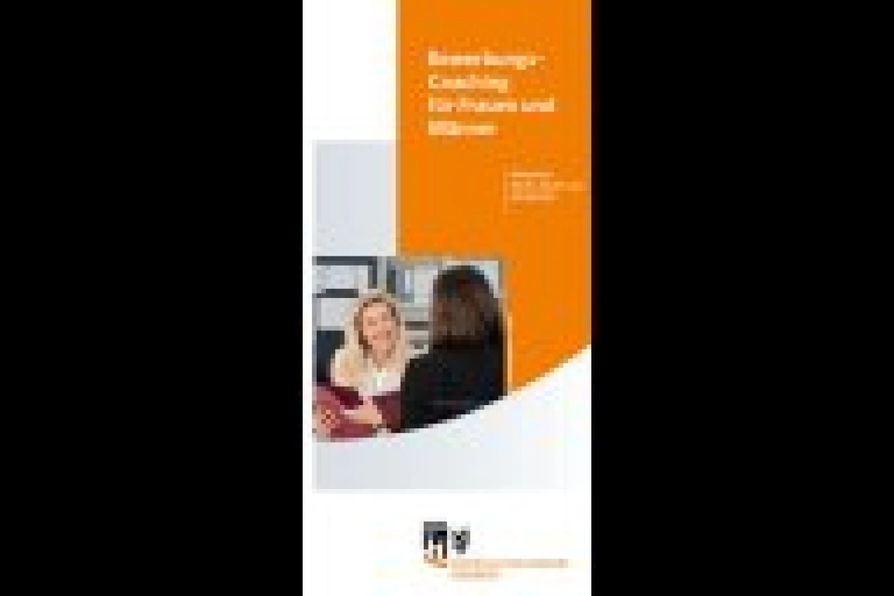 Ausschnitt des Flyer-Titels Workshop Bewerbungscoaching (Foto:OBK)