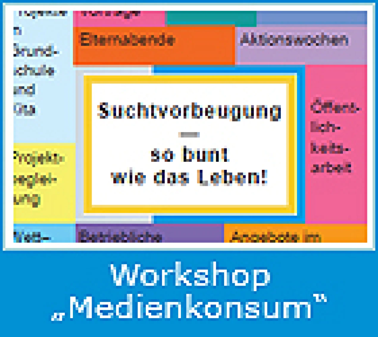 Logo zum Workshop "Medienkonsum"
