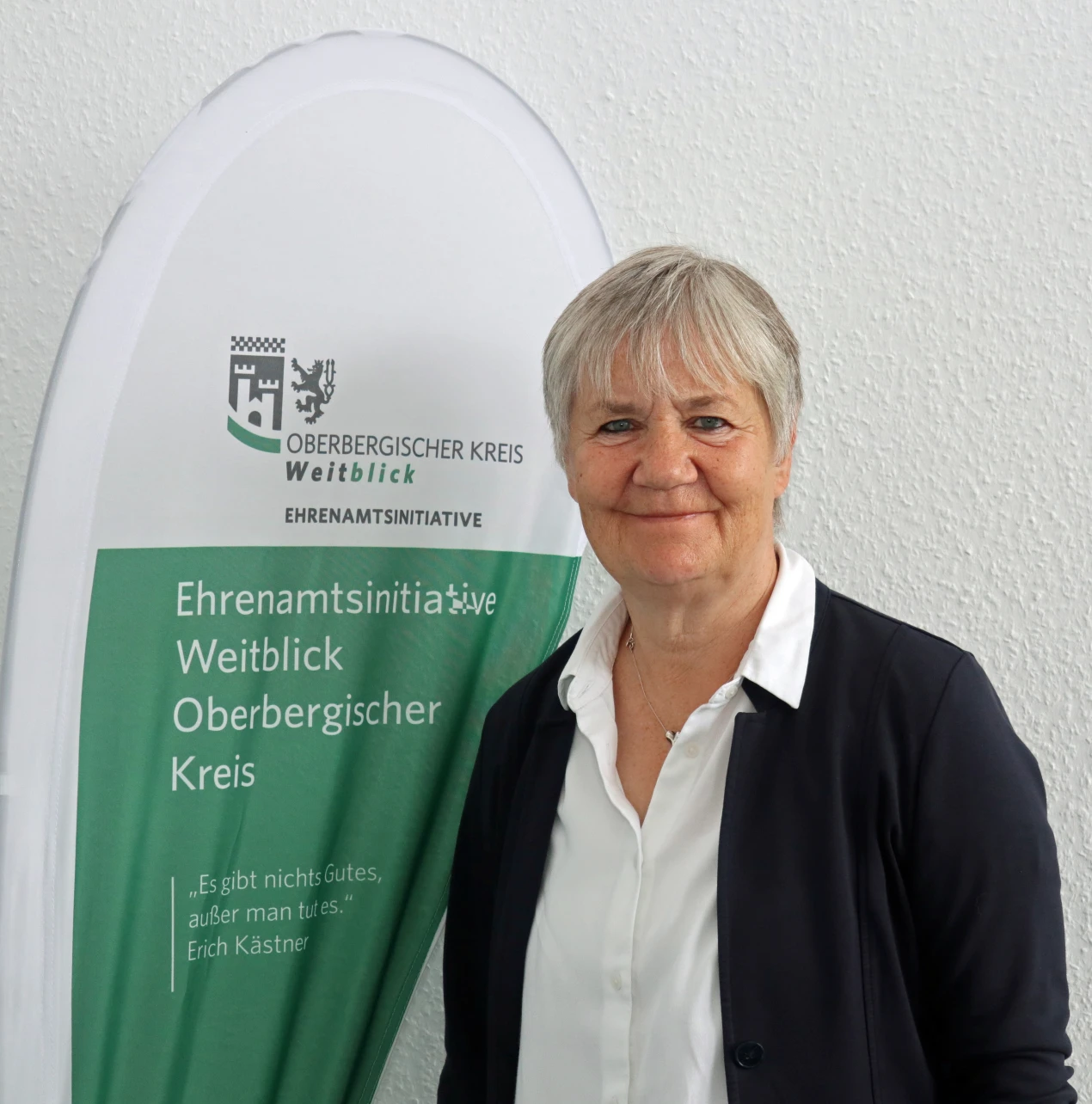 Susanne Schmidt-Kraepelin freut sich über ihre neue Aufgabe als Weitblick-Lotsin für die Gemeinde Reichshof. (Foto: OBK) 