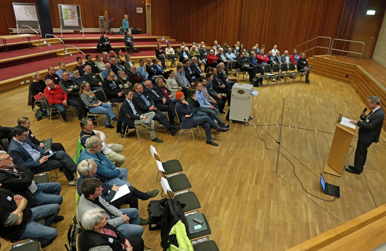 Kreisdirektor KLaus Grootens eröffnete die Auftaktveranstaltung zum Integrierten Mobilitätskonzept für den Oberbergischen Kreis. (Foto: OBK)  