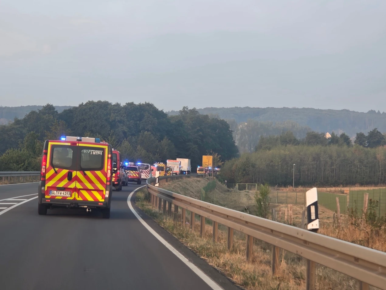 Die Bereitschaft 5 setzt sich aus Einsatzkräften und Feuerwehren aus Leverkusen, dem Oberbergischen Kreis und dem Rheinisch-Bergischen Kreis zusammen. (Foto: OBK)