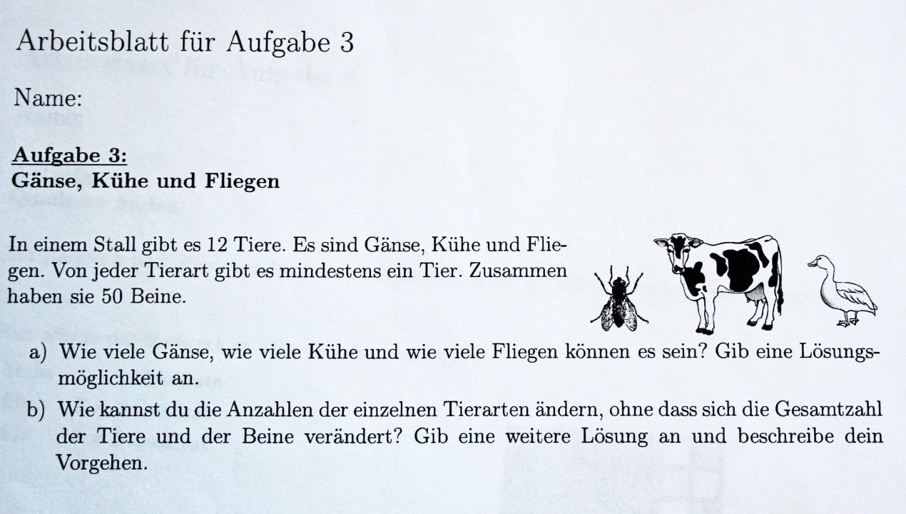 Gar nicht so einfach: Die Schülerinnen und Schüler mussten während des Wettbewerbs viele schwierige Aufgaben lösen. (Foto: OBK)