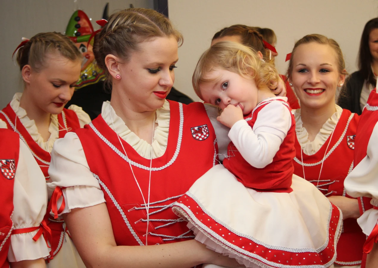 Auch ganz junge Karnevalisten feierten im Kreishaus mit.(Foto: OBK)