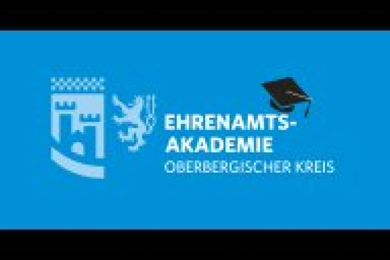 Die Ehrenamts-Akademie des Oberbergischen Kreises wirbt für ihr ein neues und gebührenfreies Fortbildungsangebot. (Foto/Grafik: OBK)