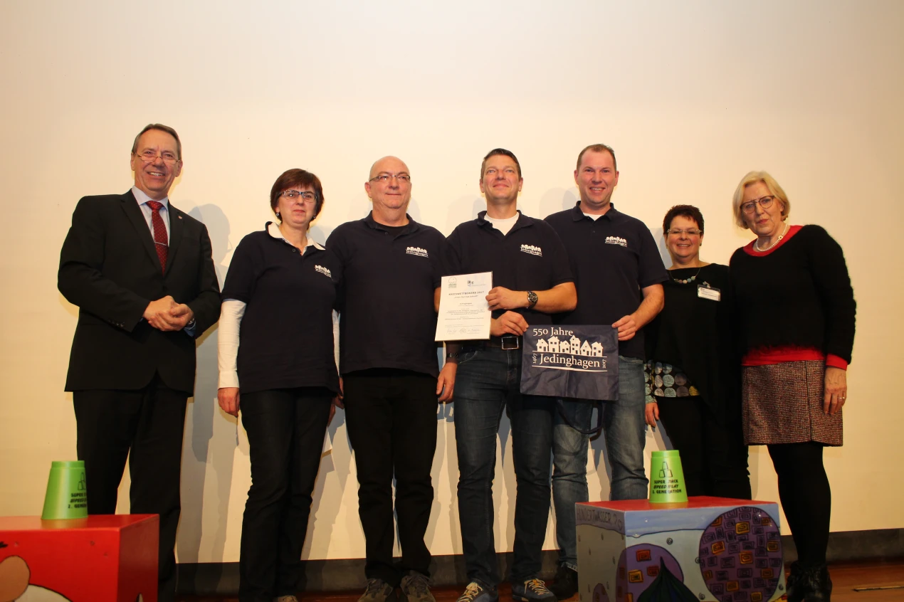 Sonderpreis für Jedinghagen im Bereich Demografie. (Foto: OBK)